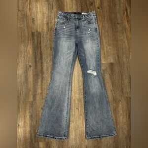 BCBGeneration Women’s Gray Flare Jeans Size 26